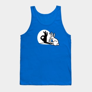 Rabbit shadow hand OK sign chef's okay sign chef hand gesture Tank Top